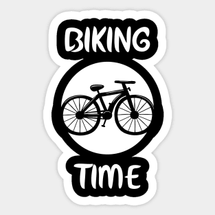 Biking Time, Cyclist Sticker